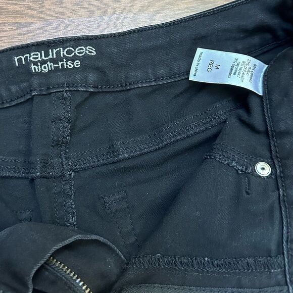 Maurices High Rise Black Jeggings - Medium - Picture 5 of 6